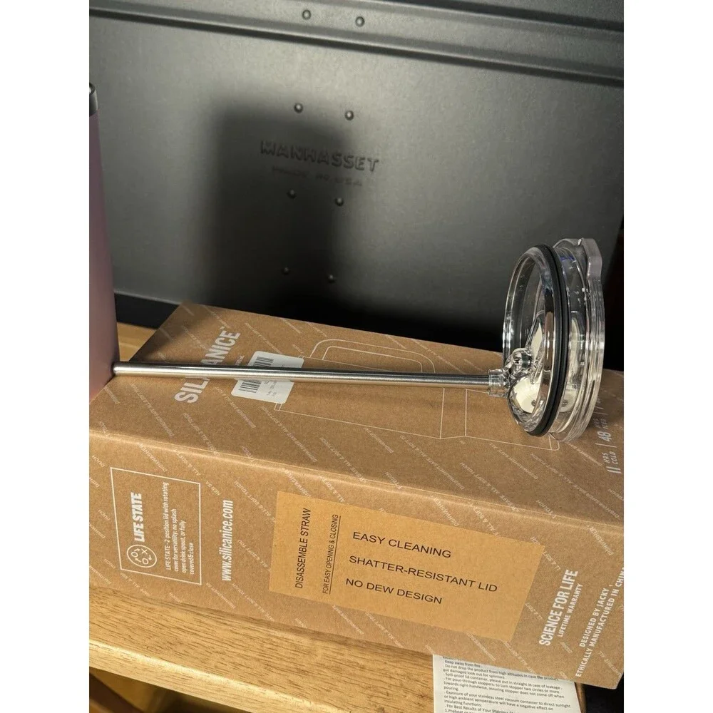 Travel & Gym Mug Silicanice 40 oz Leak Proof Stainless Steel Double Wall Vacuum